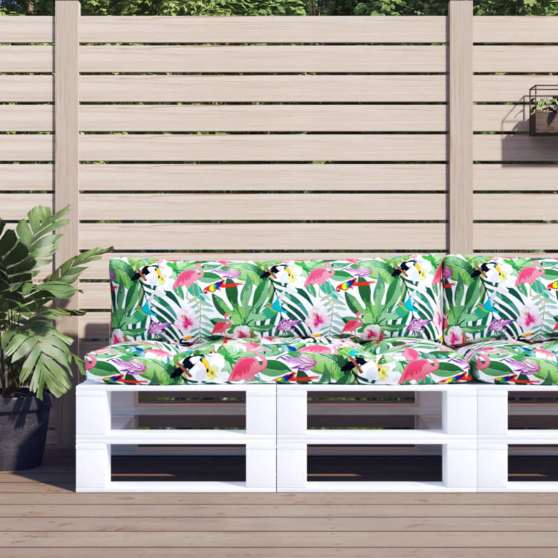 Vidaxl - Coussins de palette 2 pcs multicolore tissu Oxford