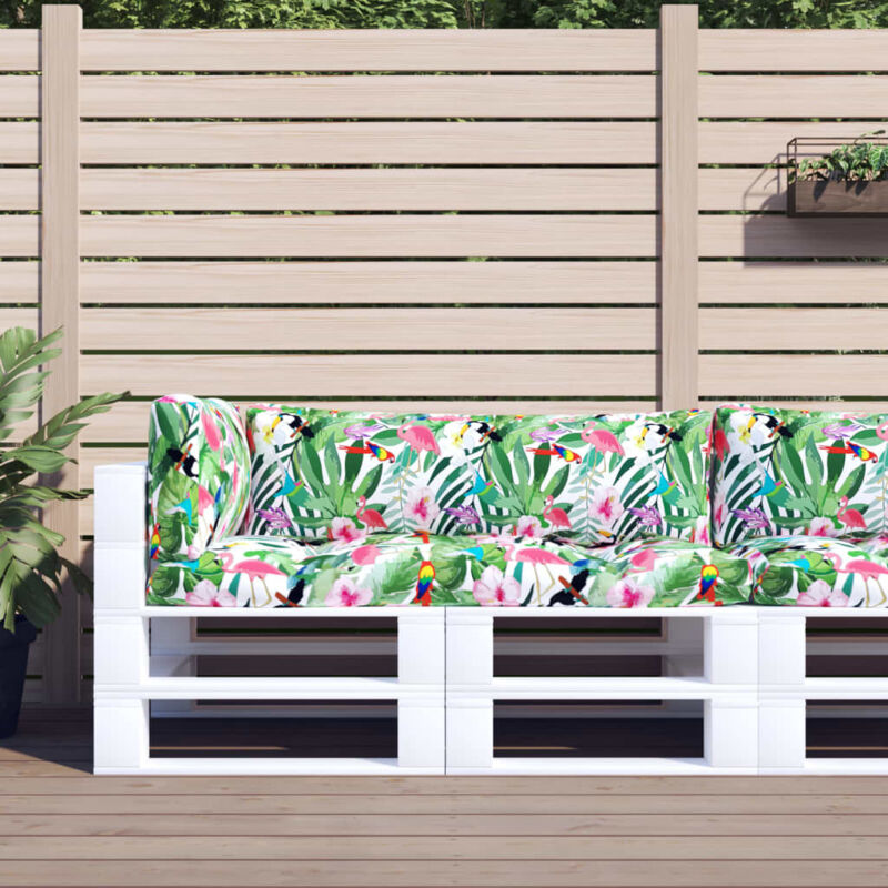 Vidaxl - Coussins de palette lot de 3 multicolore tissu Oxford