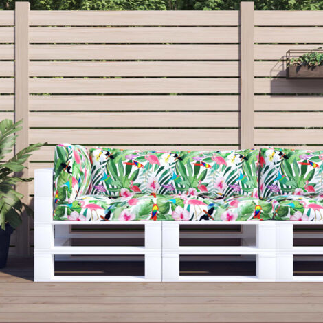 Coussins de palette 3 pcs，Coussin d’Assise，Dossier multicolore tissu Oxford VDVM897547