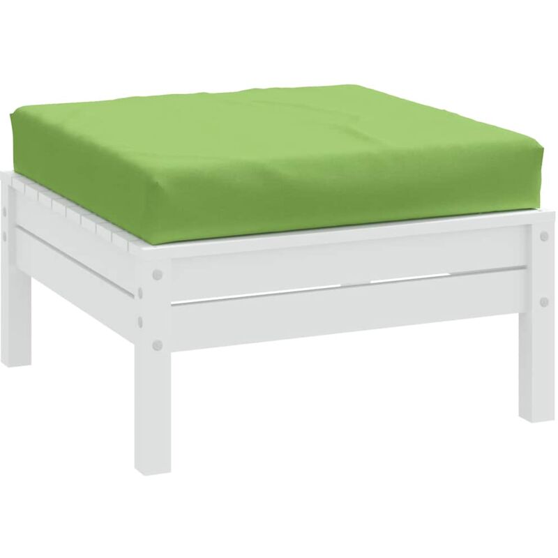 Vidaxl - Coussin de palette vert mélangé 60x60x10 cm tissu