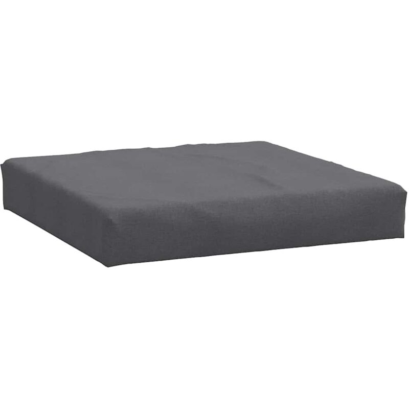 Vidaxl - Coussin de palette anthracite mélangé 60x60x10 cm tissu