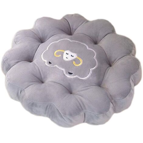 Coussins de siège décoratifs super doux et confortables Oreillers de sol de dessin animé pour les enfants ronds