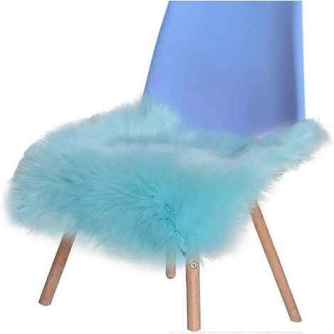 Coussins de siège en laine artificielle, moelleux et doux, à poils longs, décoratifs, pour chaises et canapés
