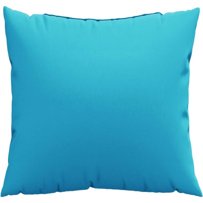 Vidaxl - Coussins décoratifs lot de 4 turquoise 60x60 cm tissu