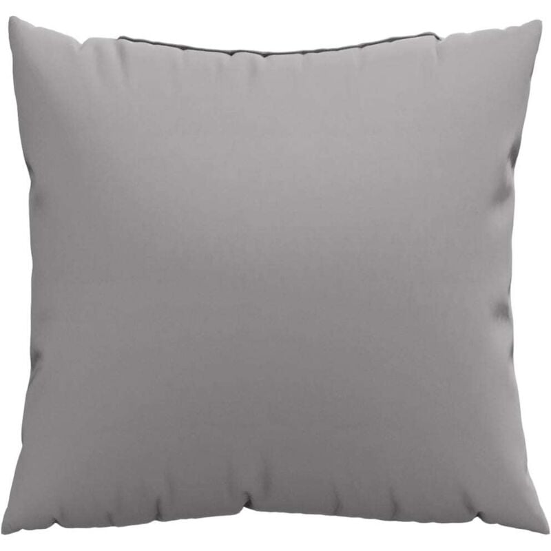 Vidaxl - Coussins de canapé lot de 4 gris 60x60 cm tissu