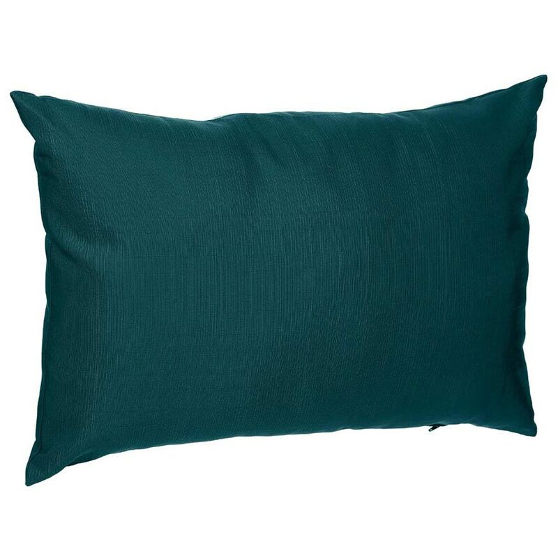 Coussin d'extérieur Korai Bleu Canard - 50 x 30 cm - Hespéride