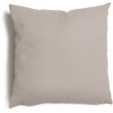 Coussins de'coratifs Tulipe 4 pcs de'houssables 60% polyester 40% coton gris tourterelle 57x57 cm rembourrage en copeaux de mousse polyure'thane pour jardin exte'rieur
