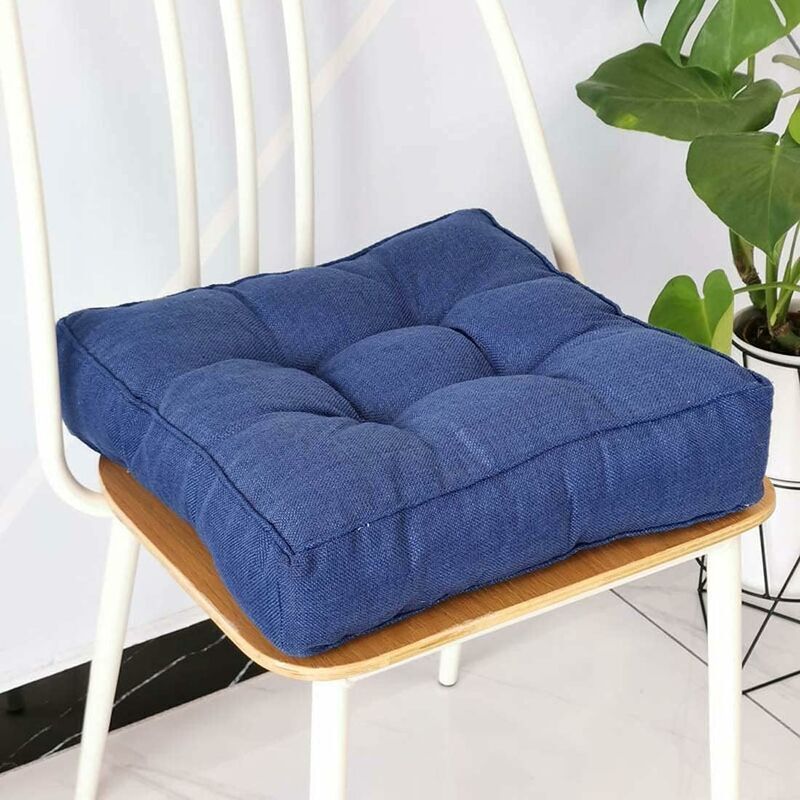 Coussins épais pour assise de chaise, coussins moelleux pour chaises de salle à manger, coussins pour chaises d'intérieur et d'extérieur pour jardin,