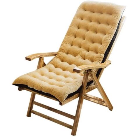 Coussins et coussinets pour fauteuil à bascule, coussin de chaise longue, coussin dossier haut, coussins de chaise relaxants, Gingem