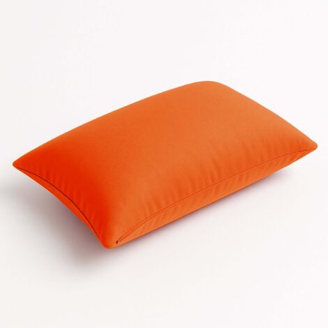 Coussins extérieur, déhoussable, lot de 2, 60x35cm - Orange