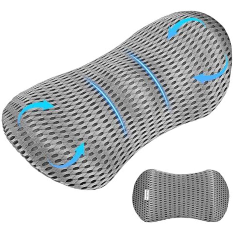 Coussins Lombaires Orthopédique, Coussin Ergonomique Dos avec Respirant, pour Voiture, Canapé, Soulagement de La Douleur dans Le Bas du Dos
