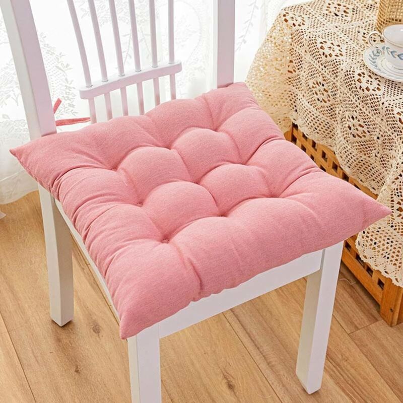 Coussins pour Chaise 40 x 40 x 8 Cm, Galette De Chaise De Jardin,Coussin Épaissi, Coussin en Coton, pour Intérieur Et Extérieur Terrasse Balcon