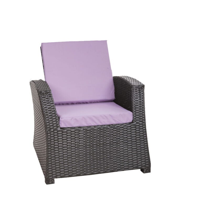 Setgarden - Coussins de chaise en résine tressée 56x52x7cm Lot de 2 coussins de chaise extérieur, Coussin de fauteuil de jardin Vert citron, Coussin