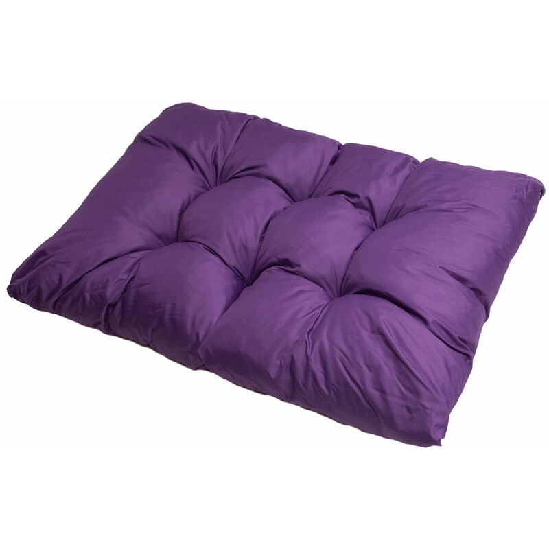 Setgarden - Coussin pour palettes 120 x 60 cm, coussins canapé, coussin de jardin, coussin de sol/ coussin palette in-extérieur Violet