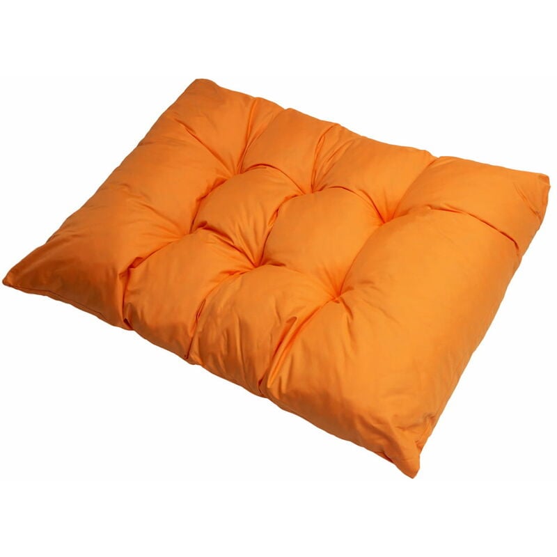 Setgarden - Coussin pour palettes 120 x 80cm, coussins canapé, coussin de jardin, coussin de sol/ coussin palette in-extérieur Orange