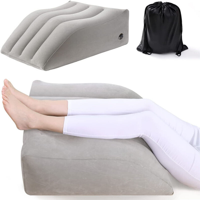Coussins Relève-Jambes Gonflable, Coussin Jambes Surélevé pour Améliorer la Circulation et Réduire l'Enflure, Coussin Surelevateur Jambes Portable
