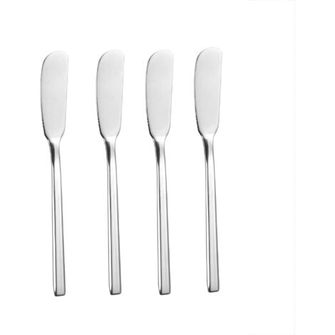 Couteau à beurre en acier inoxydable pour tartiner le fromage.