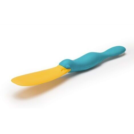 Couteau à beurre - Gadget de cuisine amusant - Couteau à tartiner sans BPA et 100 % sans danger pour les aliments - Couteau de poche pour trempettes et gourmets - Petit couteau à beurre pour ramasser