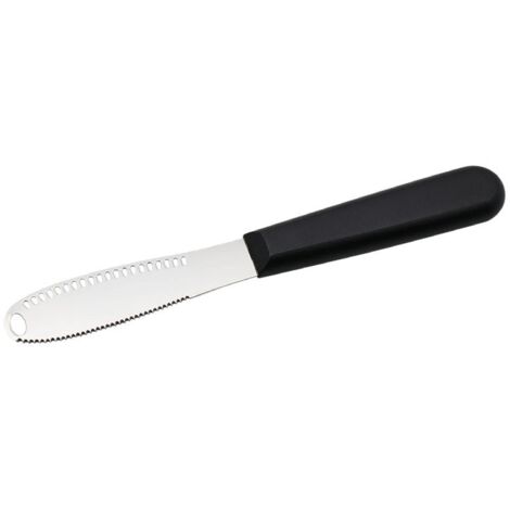 Couteau à beurre perforé, couteau à confiture, spatule en acier inoxydable, spatule à fromage dentelée, usine