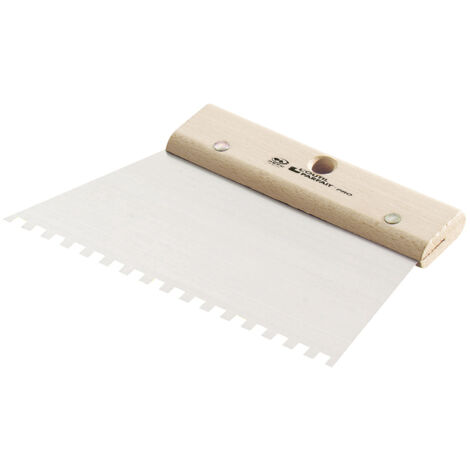 Couteau à Colle Carré 20cm Denture Grosse - L'outil Parfait