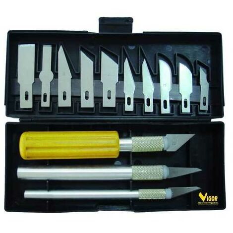 Couteau à couper le bois Vigor Kit assorti