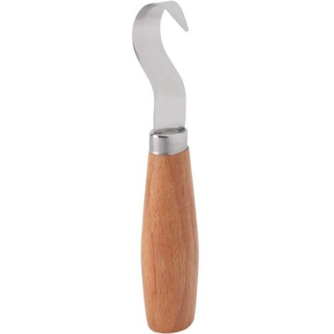 Couteau à Crochet de Sculpture sur Bois. Outils de Couteau à Découper à la Cuillère pour les Sculpteurs de Cuillères Professionnels et les Débutants. Couteau à Crochet pour Droitier