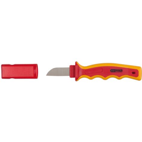 Couteau à dénuder avec revêtement isolant, 205 mm