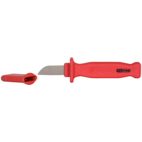 Couteau à dénuder avec revêtement isolant, 210 mm