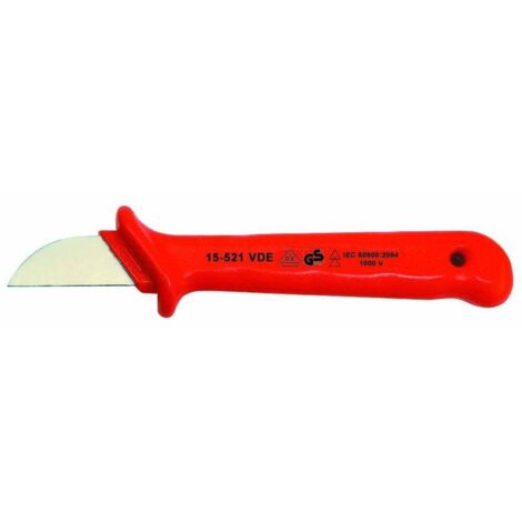 Couteau à dénuder VDE Bernstein 15-521 VDE W74522
