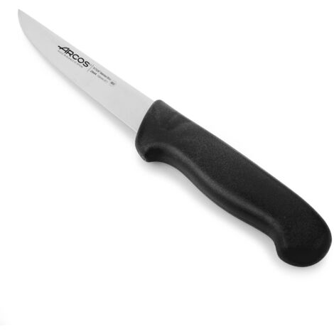 Couteau à désosser Arcos Couleur - Prof 294425 en acier inoxydable Nitrum et mango lame ergonomique en polypropylène noir et lame de 13 cm, vitrine.