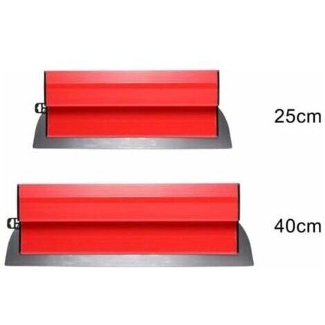 Couteau à enduire 2pcs 25cm + 40cm – Lame en acier inoxydable antiadhésive – Poignée ergonomique – Pour mastic et plâtre