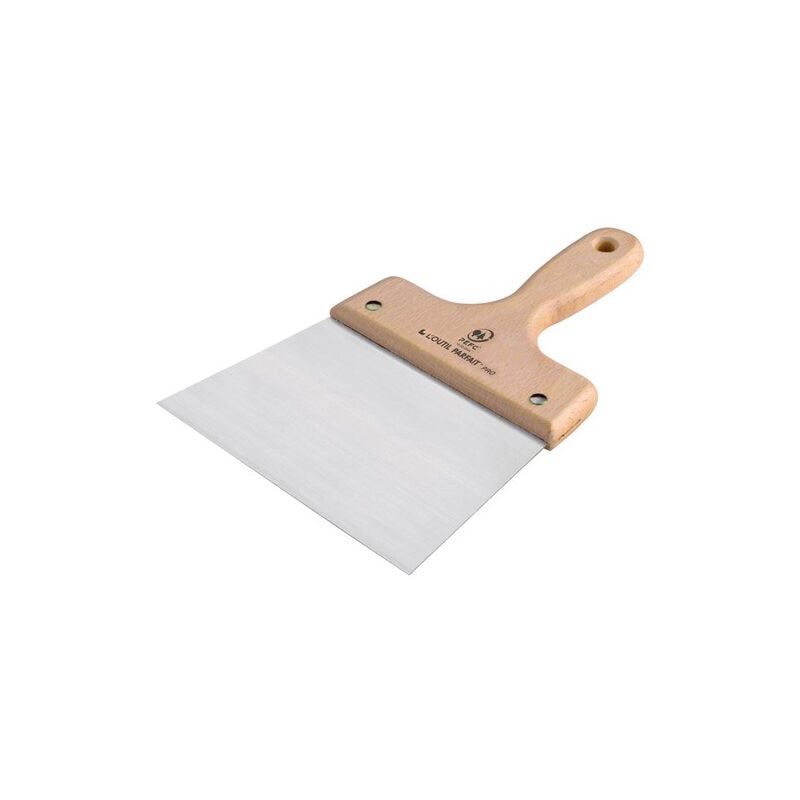 Couteau a enduire 16CM lame acier carbone manche bois L'outil Parfait 545016