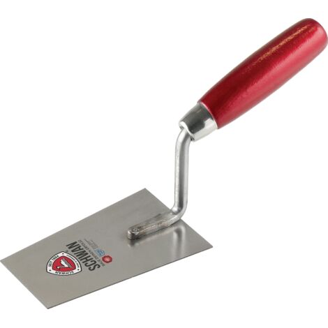 Couteau à enduire Berner L.220mm B.75mm inox, avec manche en H