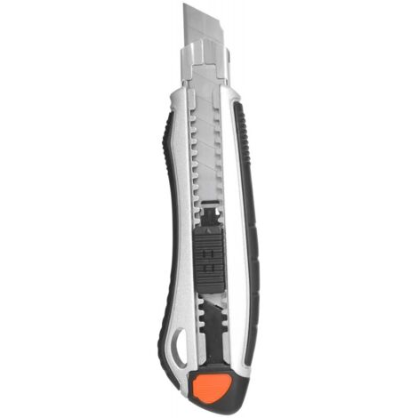 Couteau à lame cassable ALU-6X Premium 18 mm + 6 lames - E-400-0416