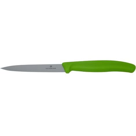Couteau à légumes lisse, longueur 100/212 mm - vert