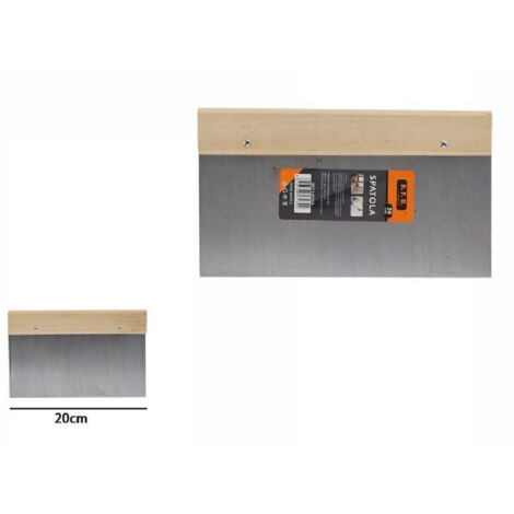 Couteau à Mastic Acier Bâton Mural 20cm Manche Bois Peintre 53272a