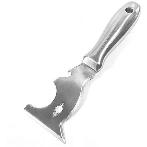 Couteau à mastic monobloc, truelle de nettoyage à mastic, spatule à plâtre