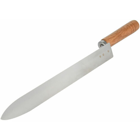 Couteau à miel d'exportation en acier inoxydable à manche en bois mince petit couteau à miel de type Z coupe couteau à rate outil d'apiculture 2pcs