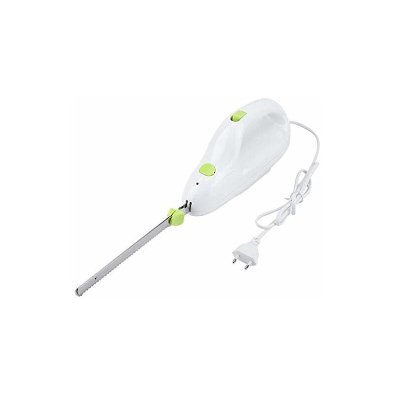 Couteau à pain électrique, couteau à viande congelé électrique avec moteur puissant de 110 w, lame en acier inoxydable portable pour couper la