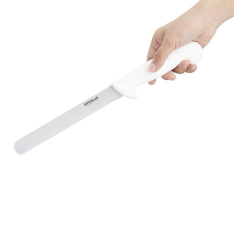 Couteau à Pain Professionnel Blanc 205 mm - Hygiplas