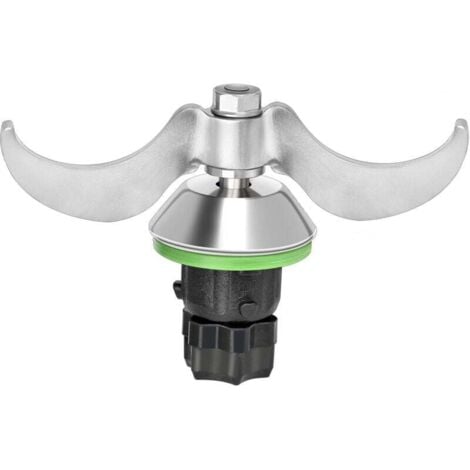 GRID COOL Couteau à Pâte pour Thermomix Bimby TM5 TM6, Couteaux Lames Mélangeur de Pâte pour Thermomix TM 5 TM 6 adaptées au Pétrissage du Pain, Nettoyage facile, Lames en acier inoxydable