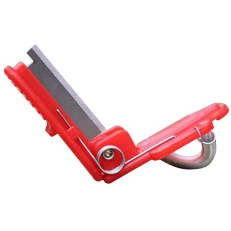 Couteau à pouce multifonction de jardin, dispositif de cueillette de fruits outil de lame de fruits en toute sécurité anneaux de lame de coupe attrape-doigt protecteur