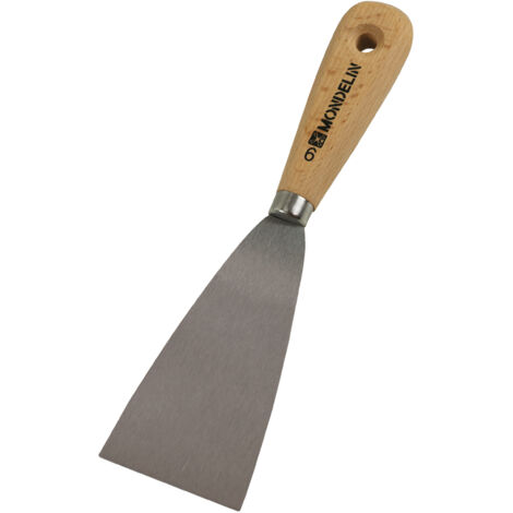 Couteau à reboucher 7 cm – Lame acier robuste – Manche bois certifié FSC – Idéal pour rebouchage, enduits et petites réparations