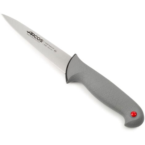 Couteau à semelle Arcos Couleur - Prof 243100 en acier inoxydable Nitrum et mango Polypropylène ergonomique et lame de 17 cm, vitrine.