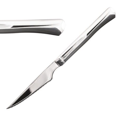 Couteau à Steak 224 mm Monobloc Micro Denté Perfect Lot de 12 Comas