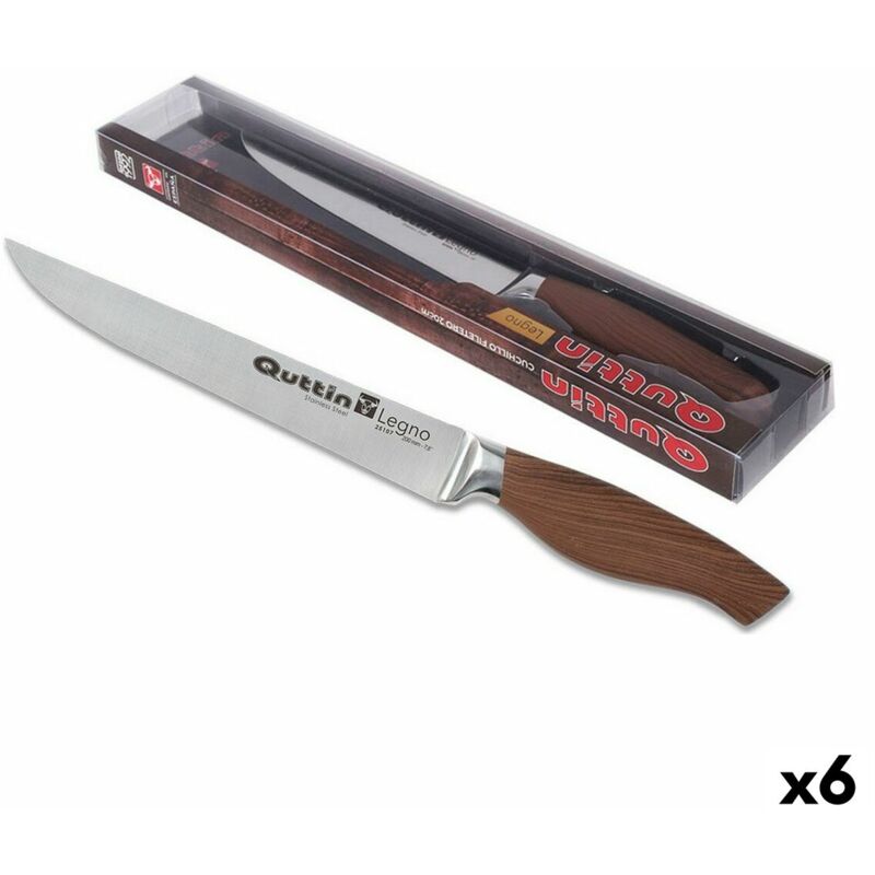 Couteau à viande quttin legno acier inoxydable 20 cm (6 pièces)
