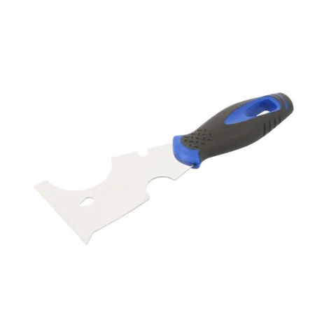 Couteau américain multifonction 7cm – Lame trempée 1,25mm biseautée – Pour gratter, décaper, ouvrir fissures et pots de peinture – Wilmart