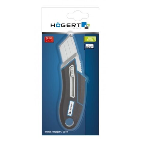 Couteau avec lames remplaçables Hogert HT4C624 19 mm