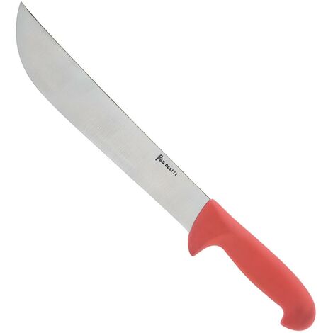 Couteau bananier coloris rouge - 25 cm