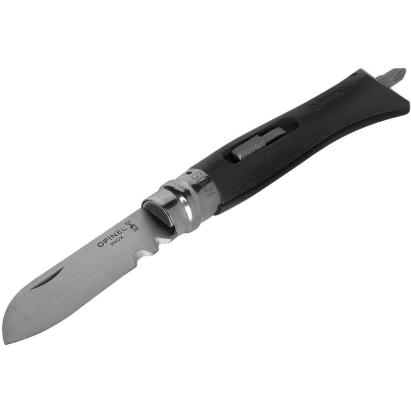 Couteau Bricolage N°09, 8 cm Opinel 1792, Gris